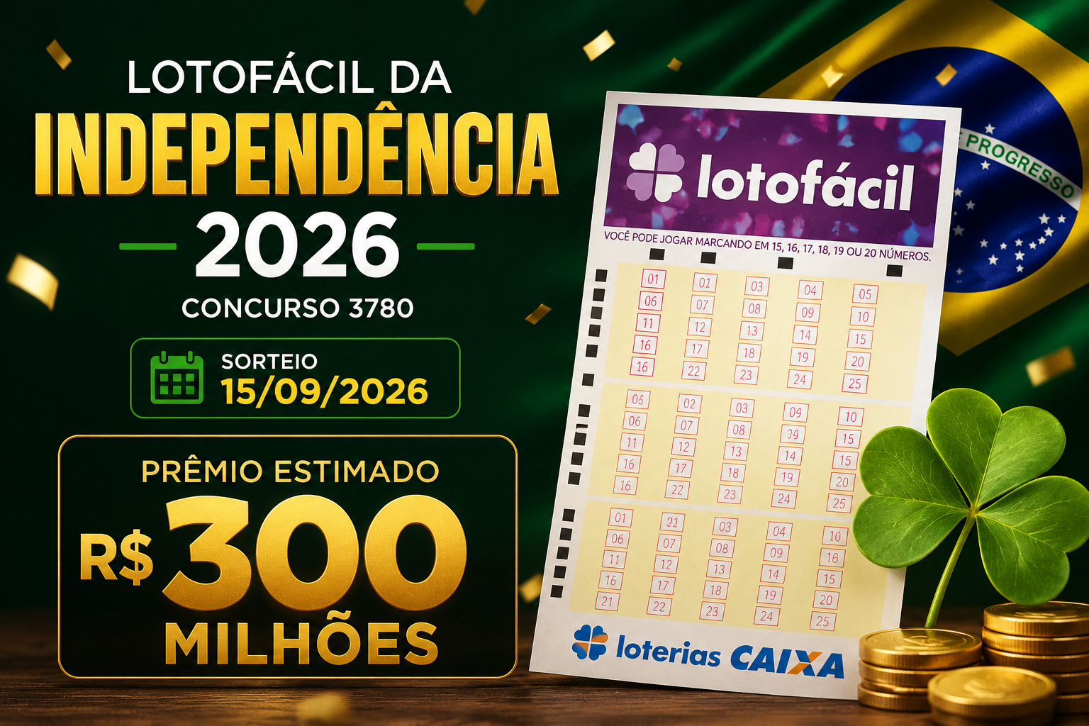 Lotofácil da Independência 2026